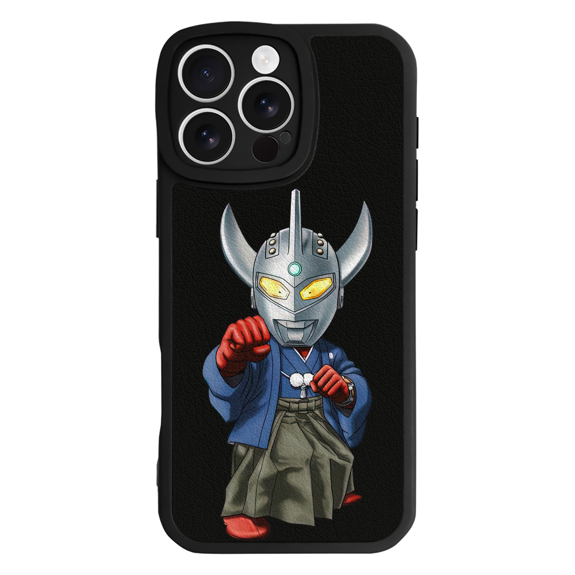 （画像用） ウルトラマン Ultraman 【iPhone 16シリーズ対応】シリコンスマホケース（レザー調） 材質：シリコン